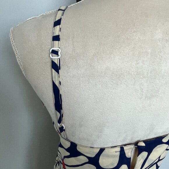 Mata Traders Blue Floral Midi Sundress L - Picture 7 of 9